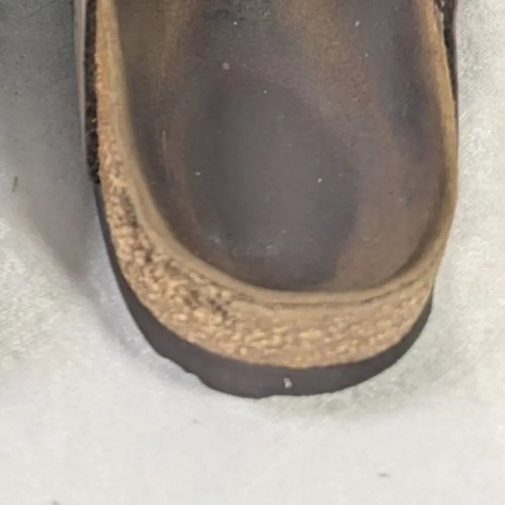 Birkenstock Arizona Sz 42 US Men’s 9 Women’s 11 Brown Straps Copper Buckle
